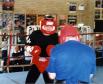 Kostia Tszyu and Makha's disciple are sparring (preparation for fight with Jesse James Leija)